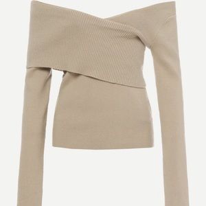 Cool and funky sand colored top.